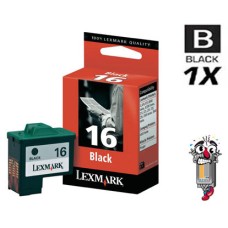 Lexmark #16 10N0016 Black Inkjet Cartridge Remanufactured