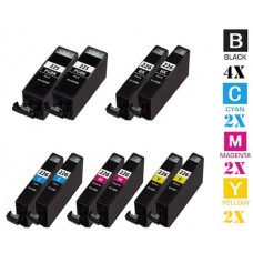 10 PACK Canon PGI225 CLI226 combo Ink Cartridges Remanufactured