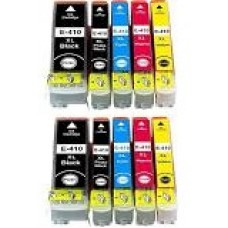 10 PACK Epson T410XL High Yield combo Ink Cartridges Remanufactured