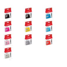 10-Piece Bulk Set of Genuine Canon PGI-72 Ink Cartridges