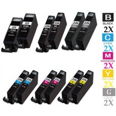 12 PACK Canon PGI225 CLI226 combo Ink Cartridges Remanufactured