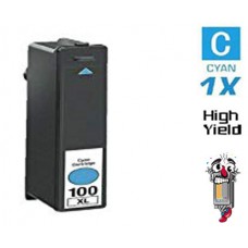 Lexmark #100XL 14N1069 High Yield Cyan Inkjet Cartridge Premium Compatible