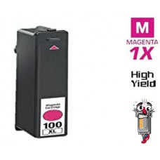 Lexmark #100XL 14N1070 High Yield Magenta Inkjet Cartridge Premium Compatible