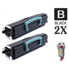 2 PACK Dell MW558 Black High Yield combo Laser Toner Cartridge Premium Compatible
