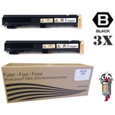 3 PACK Xerox 006R01179 / 6R01179 013R00589 toner and drum