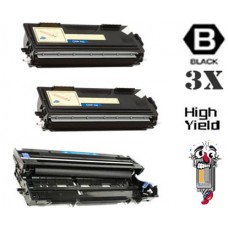 3 PACK Brother TN460 DR400 combo Laser Toner Cartridges Premium Compatible