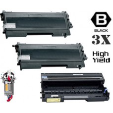 3 PACK Brother TN670 DR600 combo Laser Toner Cartridges Premium Compatible