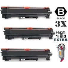 3 PACK Brother TN760XX Super High Yield combo Laser Toner Cartridges Premium Compatible