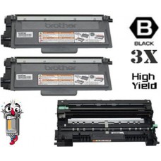 3 PACK Brother TN780 DR720 combo Laser Toner Cartridges Premium Compatible
