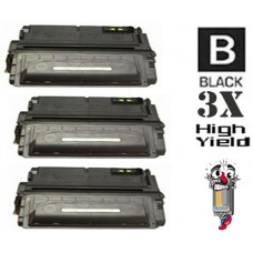 3 PACK Hewlett Packard Q1338X HP38X High Yield combo Laser Toner Cartridges Premium Compatible