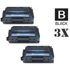 3 PACK Hewlett Packard Q5942A HP42A combo Laser Toner Cartridges Premium Compatible