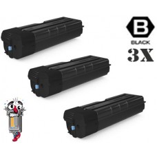 3 PACK Genuine Kyocera Mita TK6707 Black combo Laser Toner Cartridges