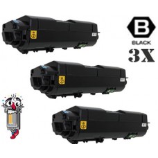 3 PACK Kyocera Mita TK1172 (1T02S50US0) Black Toner Cartridge Premium Compatible