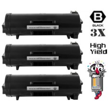 3 PACK Xerox 106R03942 Black High Yield Laser Toner Cartridge Premium Compatible