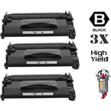 3 PACK Canon 052H High Capacity Black combo Laser Toner Premium Compatible