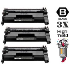 3 PACK Genuine Hewlett Packard CF258X High Yield combo Laser Toner Cartridges