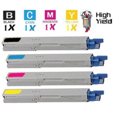 4 PACK Genuine Okidata 5212400 combo Laser Toner Cartridge