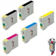 5 PACK Epson T126 combo Ink Cartridges Remanufactured