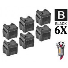 6 PACK Xerox 108R00726 / 108R726 (3 Pack) Black Solid Ink Sticks Premium Compatible