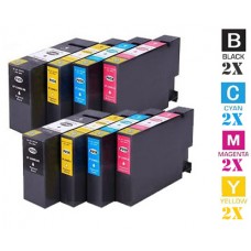 8 PACK Canon PGI1200XL High Yield combo Ink Cartridges Remanufactured