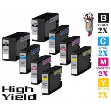 8 PACK Canon PGI2200XL High Yield combo Ink Cartridges Remanufactured
