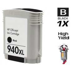 Hewlett Packard C4906AN HP940XL Black High Yield Inkjet Cartridge Remanufactured