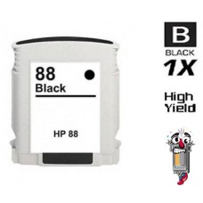 Hewlett Packard C9396AN HP88XL Black High Yield High Yield Inkjet Cartridge Remanufactured