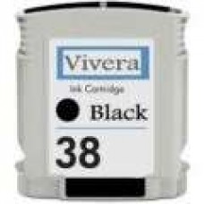 Hewlett Packard Vivera C9413A HP38 Photo Black Inkjet Cartridge Remanufactured