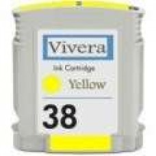 Hewlett Packard Vivera C9417A HP38 Yellow Inkjet Cartridge Remanufactured