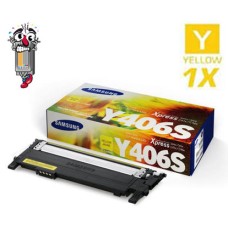 Genuine Samsung CLT-Y406S Yellow Laser Toner Cartridge