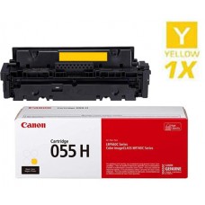 Genuine Canon 055H High Capacity Yellow Laser Toner Cartridge