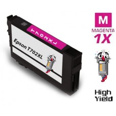 Epson T702XL DURABrite High Yield Magenta Ink Cartridge Remanufactured