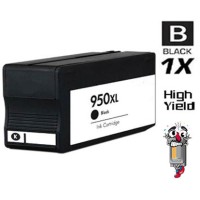 Hewlett Packard HP950XL CN045AN Black High Yield Inkjet Cartridge Remanufactured