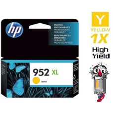 Genuine Hewlett Packard HP952XL Yellow High Yield Inkjet Cartridge