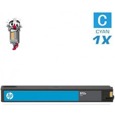 Hewlett Packard HP972A L0R86AN Cyan Ink Cartridge Remanufactured