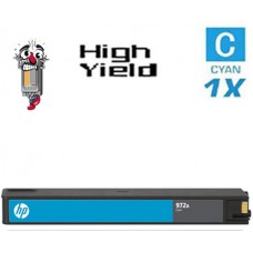 Hewlett Packard HP972X L0R98AN High Yield Cyan Ink Cartridge Remanufactured