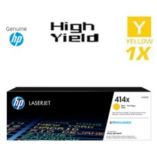 Genuine Hewlett Packard HP414X W2022X High Yield Yellow combo Laser Toner Cartridges