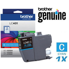 Genuine Brother LC401C Cyan Inkjet Cartridge Genuine Brother LC401C Cyan Inkjet Cartridge