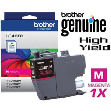 Genuine Brother LC401XLM Magenta Inkjet Cartridge Genuine Brother LC401XLM Magenta Inkjet Cartridge