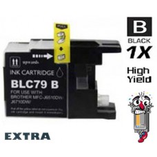 Brother LC79BK Extra Black High Yield Inkjet Cartridge Remanufactured
