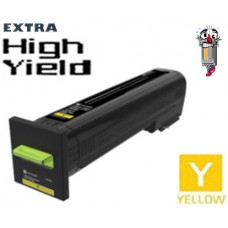 Genuine Lexmark 82K0X40 Extra High Yield Yellow Laser Toner Cartridge