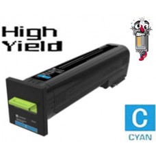 Genuine Lexmark 82K1HC0 High Yield Cyan Laser Toner Cartridge