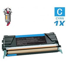 Lexmark X746H1CG High Yield Cyan Laser Toner Cartridge Premium Compatible