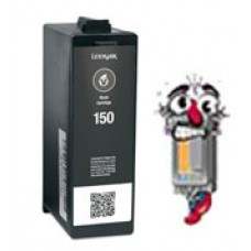 Lexmark Vizix #150XL 14N1614 Black High Yield Inkjet Cartridge Remanufactured