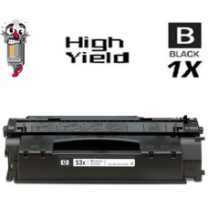 Hewlett Packard Q7553X HP53X Black High Yield Laser Toner Cartridge Premium Compatible