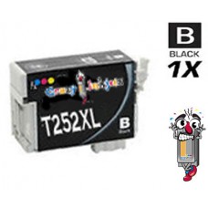 Epson T252XL Black High Yield Inkjet Cartridge Remanufactured