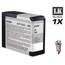Epson T580700 Light Black Inkjet Cartridge Remanufactured