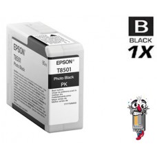 Genuine Epson T850100 UltraChrome Photo Black Inkjet Cartridge
