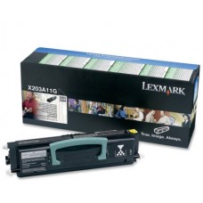 New Open Box Genuine Lexmark X203A11G Black Laser Toner Cartridge