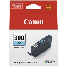 Canon PFI-300 PC Photo Cyan Standard Inkjet Cartridge